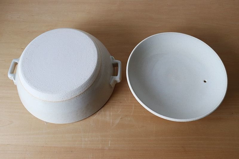 スタイル土鍋IH対応 アイボリー - 三鈴陶器