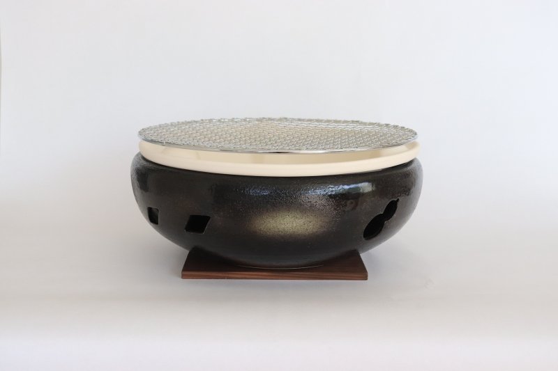 炭焼き 水コンロ 丸10号 - 三鈴陶器