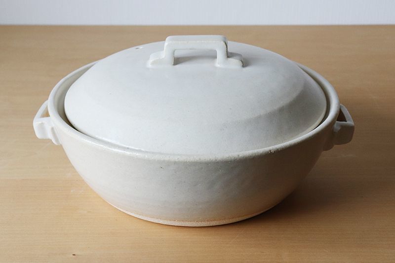 画像1: スタイル土鍋 白